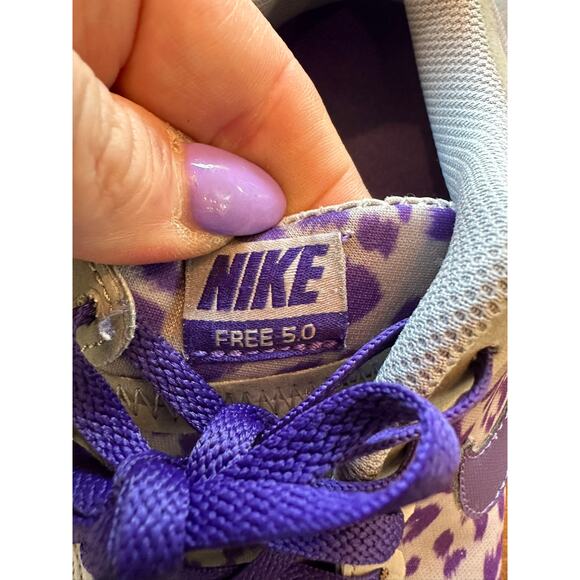 🖤Host Pick! Nike sneakers purple cheetah! 4 for $20 - Picture 3 of 14